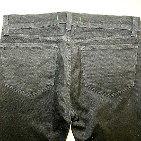 J BRAND Black Ankle Zip Mid Rise Skinny Denim Jeans Women's 27 - Picture 5 of 6